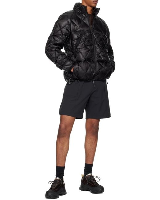 Roa Black Nuna Quilted Jacket for men