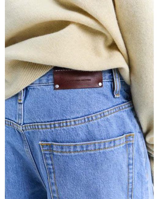 Dries Van Noten Blue Belt Loop Jeans for men