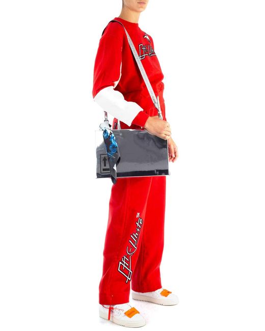 Off-White c/o Virgil Abloh Red Printed Pullover
