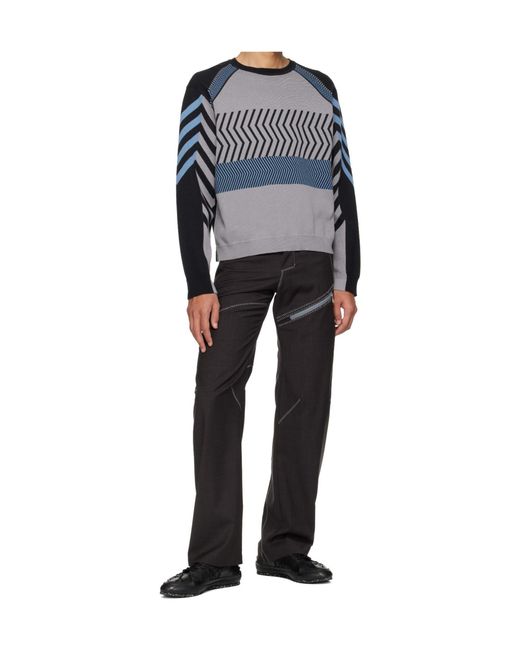 Kiko Kostadinov Gray Gizi Knitwear for men