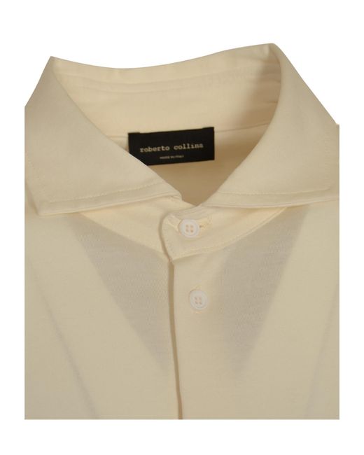 Roberto Collina White Long Sleeve Shirt for men