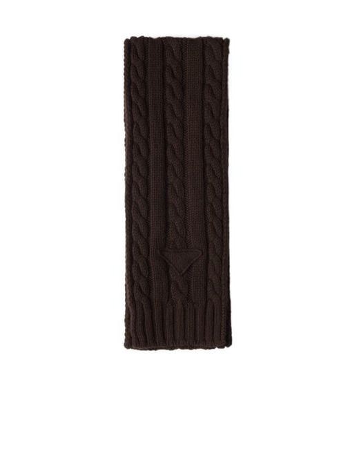 Prada Black Cashmere Scarf for men