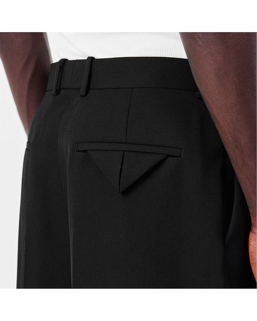 Bottega Veneta Black Belt Loop Casual Pants for men