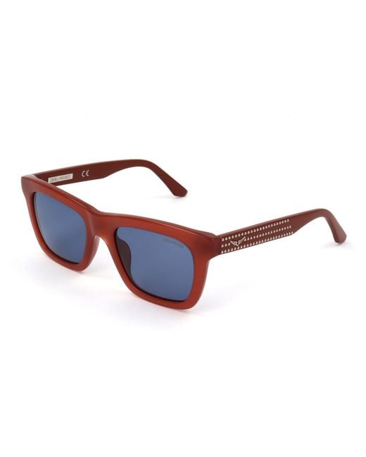 Zadig & Voltaire Blue Rectangular Frame Sunglasses for men