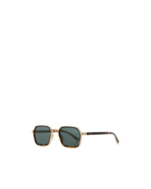 Gucci Green Square Frame Sunglasses for men