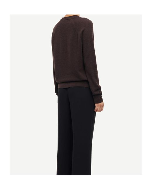 Samsøe & Samsøe Brown Boston O-Neck 6304 for men
