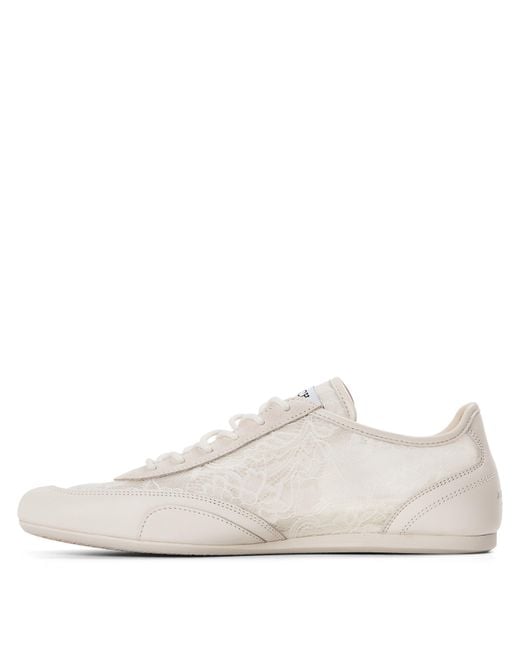Jimmy Choo White Sunny Snkr Low-Top Sneakers
