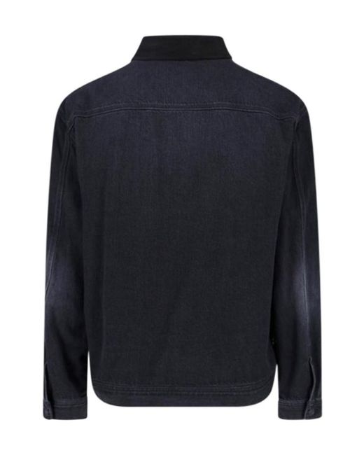 The Row Black Zip-Up Pocket Jacket for men