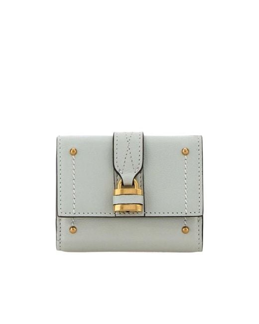 Chloé Gray Chloé Mini Trifold Wallet