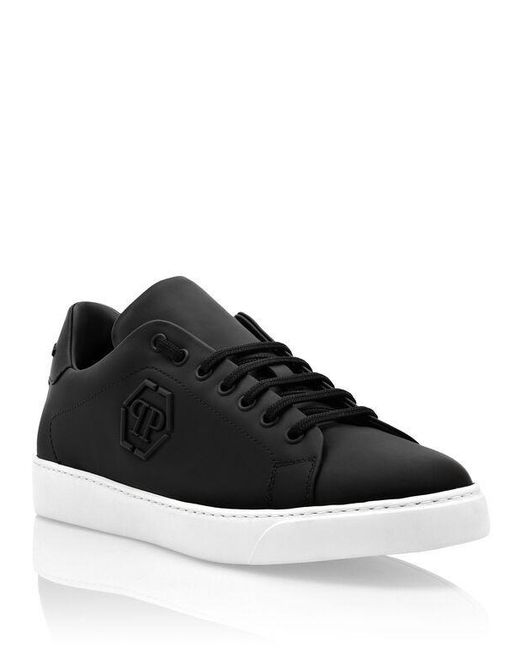 Philipp Plein Black Logo Details Casual Sports Shoes for men