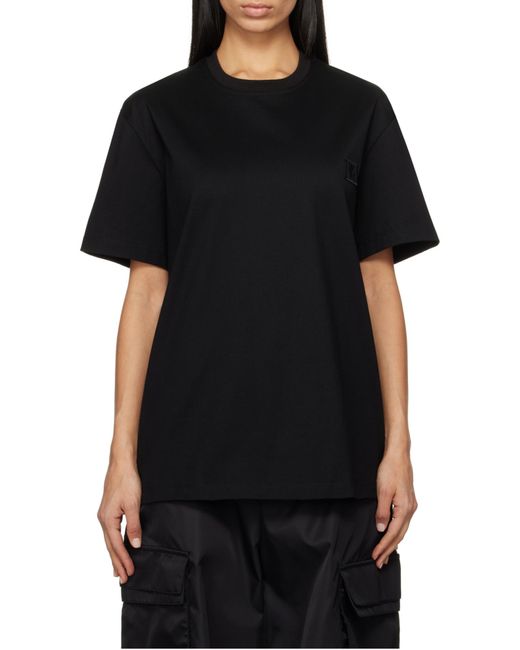 Wooyoungmi Black Graphic Print T-Shirt for men