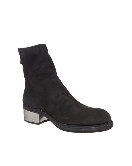 Guidi Black Ankle Boots
