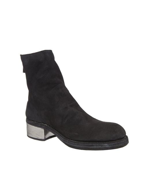 Guidi Black Ankle Boots