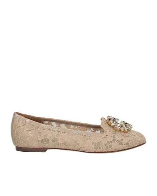 Dolce & Gabbana White Minimalist Loafers