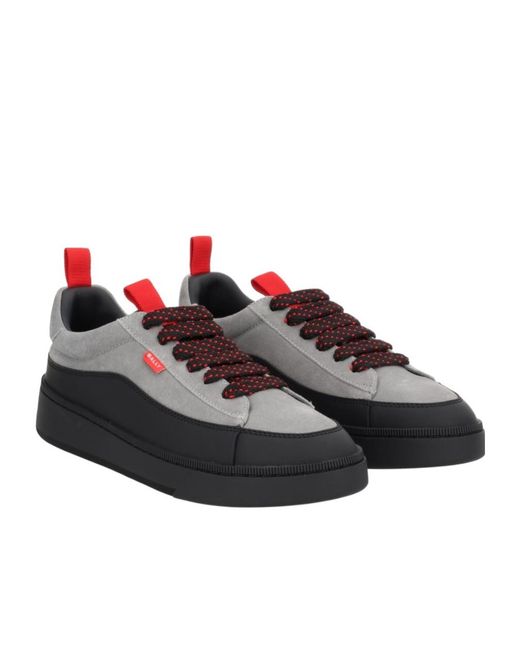Bally Black Rossy Lace-Up Sneakers for men