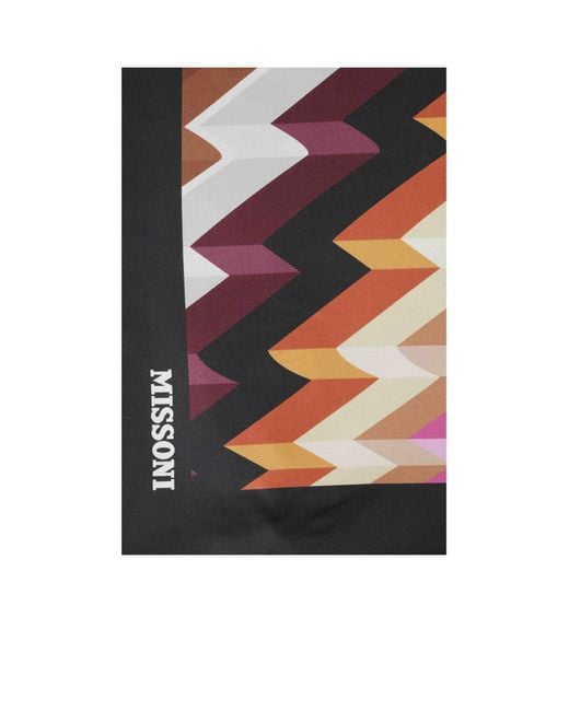 Missoni Multicolor Printed Silk Scarf