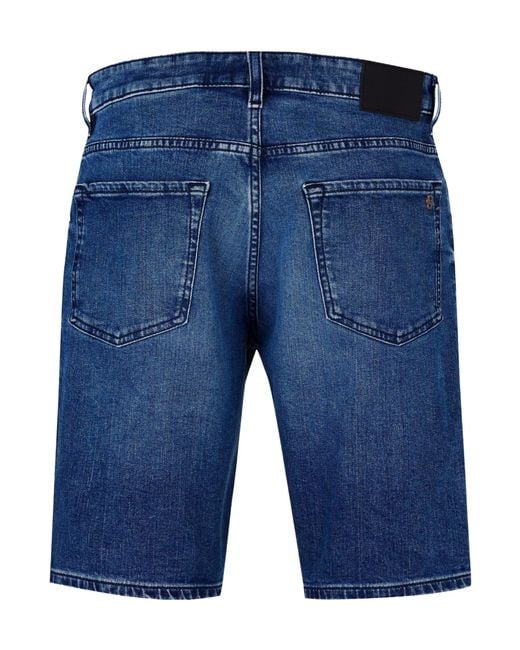 Boss Blue Versatile Denim Shorts for men
