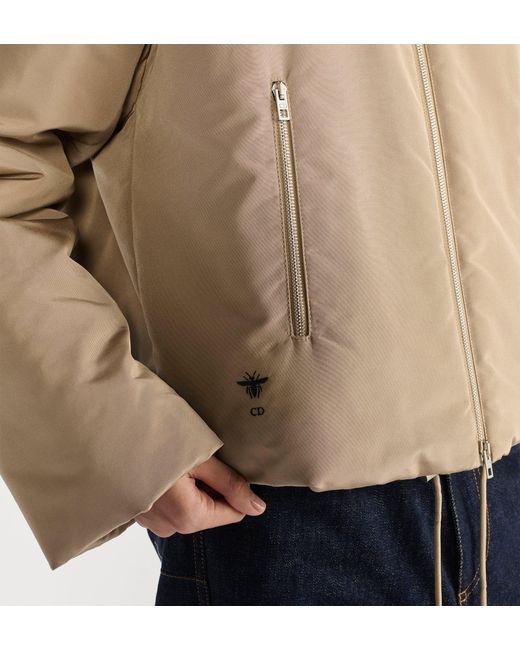 Dior Natural Jacket With Scarf Collar
