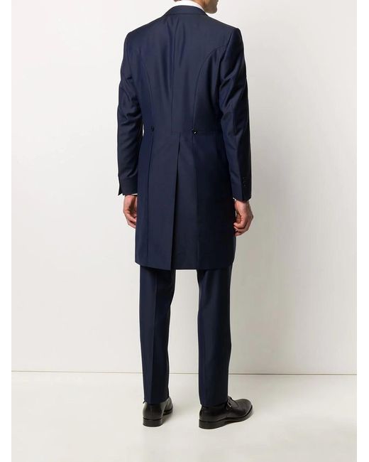 Canali Blue Slim Fit Wool Suit for men