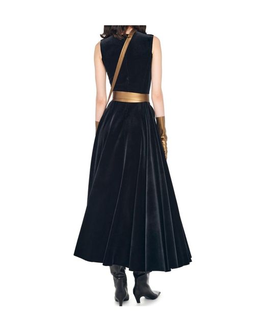 Norma Kamali Blue Grace Maxi Dress