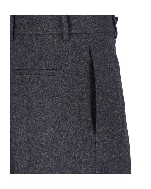 Jil Sander Gray Straight-Leg Casual Trousers for men