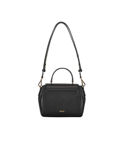 Versace Black Virtus Top Handle Bag