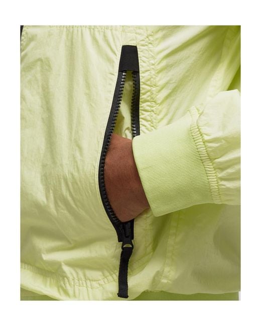 Stone Island Green Logo-Detail Zip-Up Jacket for men
