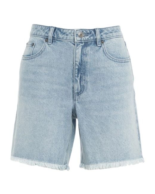 Michael Kors Blue Boyfriend Denim Shorts