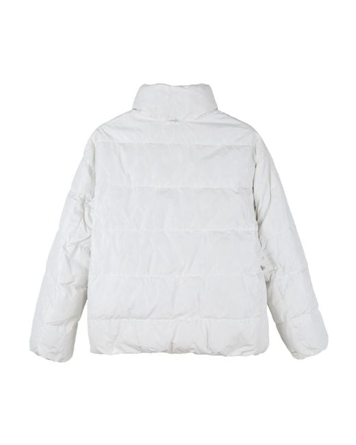 Max Mara White Logo Down Jacket