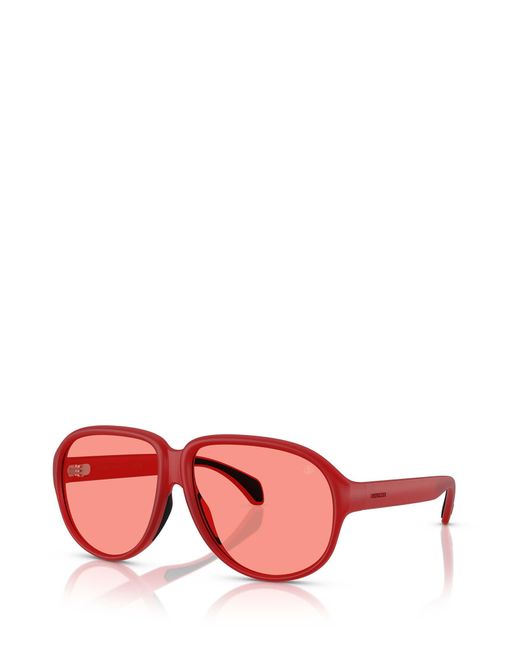Moncler Pink Eyewear Pilot Frame Sunglasses for men