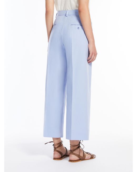 Weekend by Maxmara Blue Zircone Wide Leg Trousers