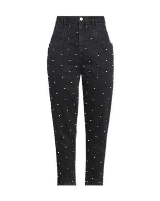Isabel Marant Black Tapered Jeans