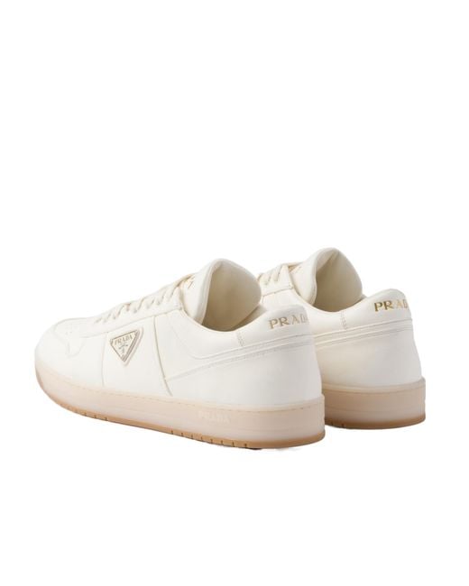 Prada White Downtown Shoes for men