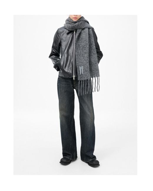 Our Legacy Black Estate Scarf for men