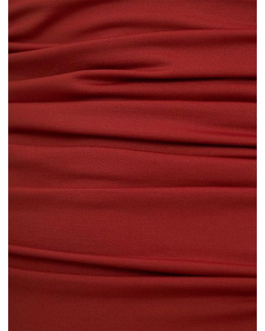Magda Butrym Red Cut Out One Piece Swimsuit