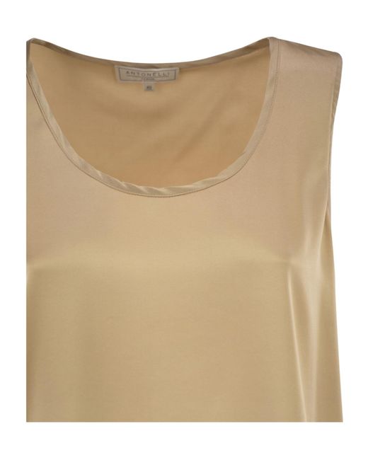 Antonelli Natural Sleeveless Top