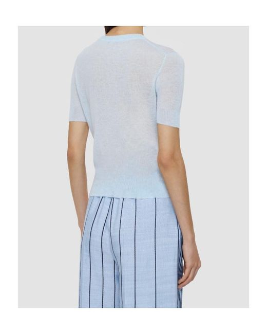 Joseph Blue Short-Sleeve Round-Neck T-Shirt