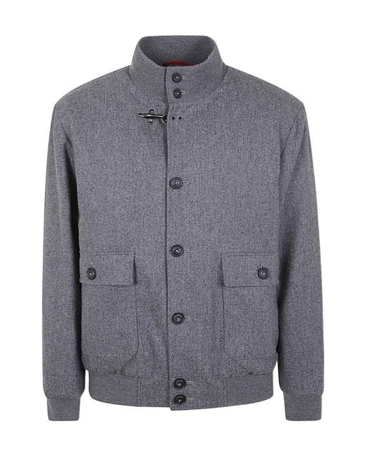 Fay Gray Single-Breasted Casual Jacket for men