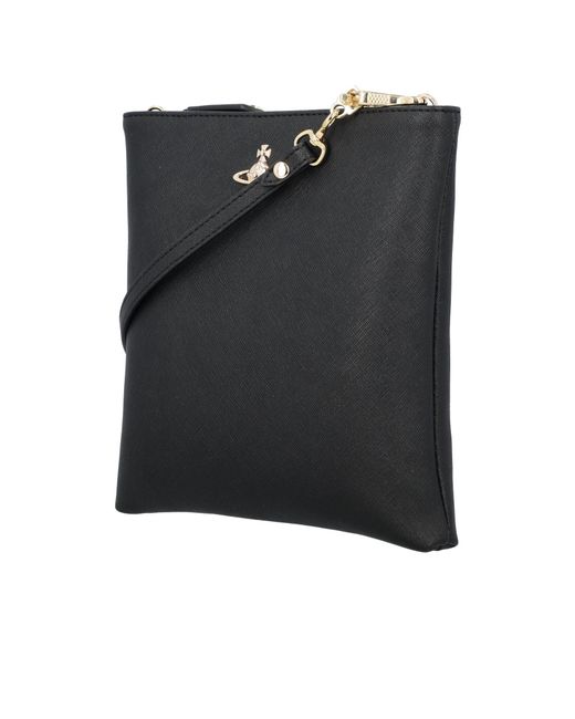 Vivienne Westwood Black Squire Satchel Bag
