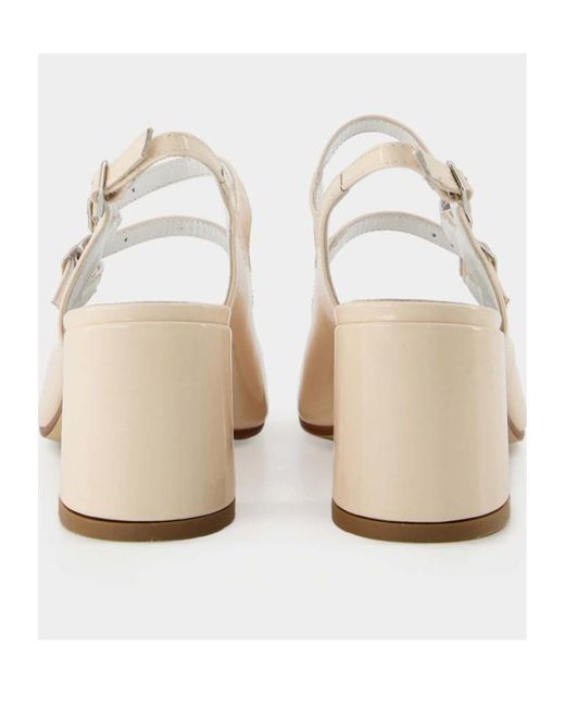 CAREL PARIS White High-Heeled Sandals