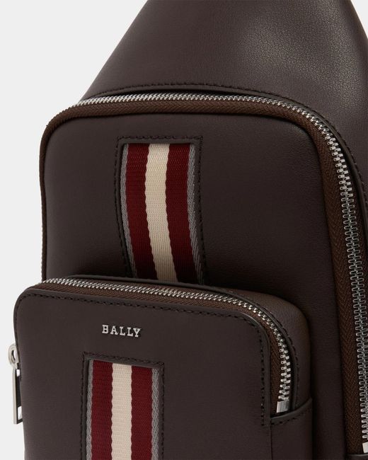 Bally Brown Sling Bag for men