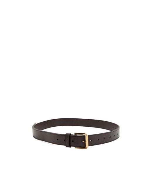 Givenchy White Leather Belt