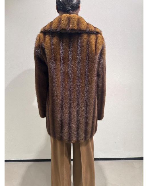 Max Mara Brown Long-Sleeved Coat