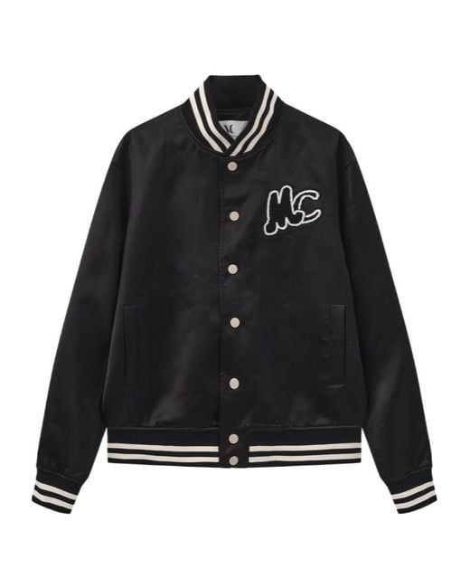 Marissa Chiara Black Long-Sleeved Casual Jacket for men