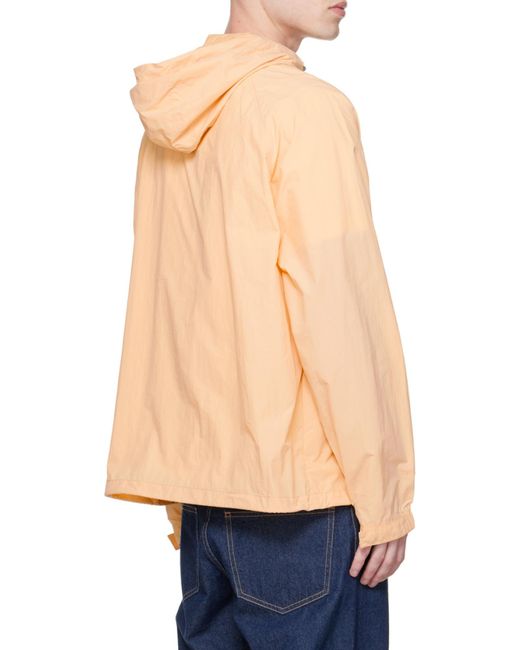 Maison Kitsuné Natural Chillax Fox Hooded Windbreaker for men