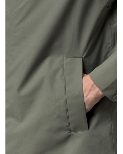 K-Way Green Tommy Hooded Coat for men