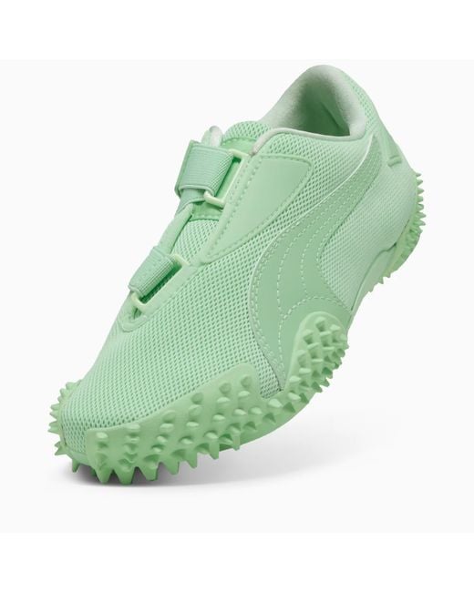 PUMA Green Mostro Ectasy Spiked-Sole Running Sneakers for men