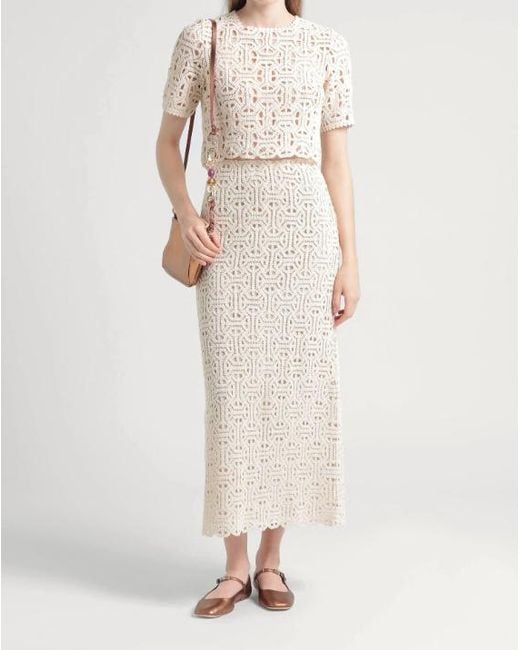 MAX&Co. Natural Maxi Skirts