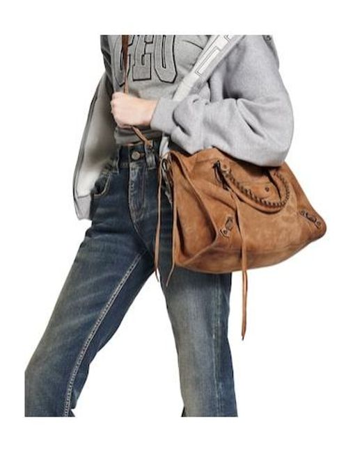 Balenciaga Brown Le City Medium