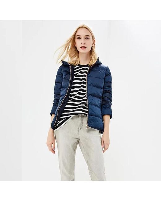 EA7 Blue Logo Down Jacket